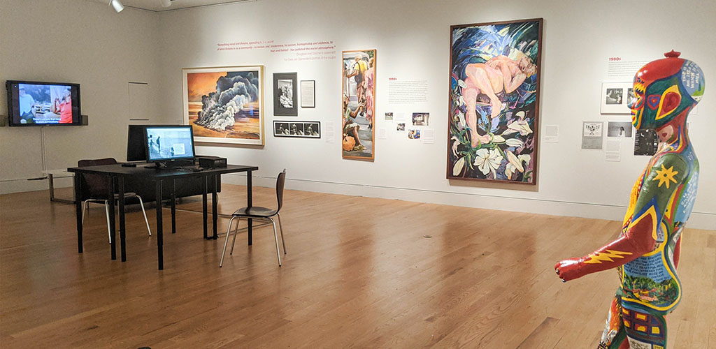 Artworks on display at the Art Gallery of Hamilton