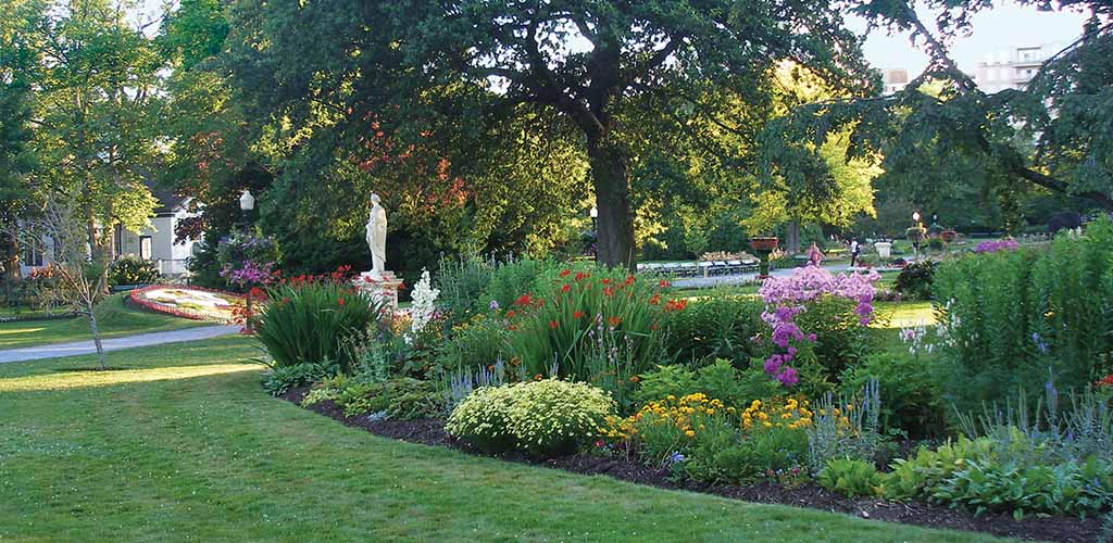 The beautiful gardens of the Halifax Public Gardens