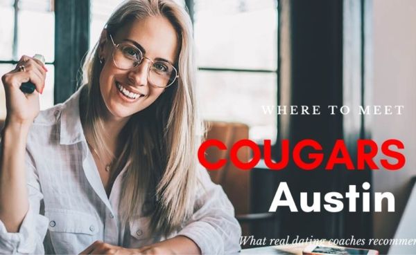 Attractive blonde cougar at an Austin coffee shop