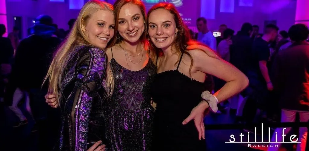 Young Raleigh MILFs hanging out at Still Life nightclub