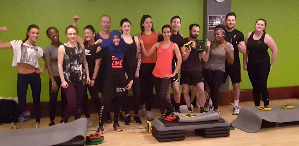 A fun workout class at Bannatyne Health Club