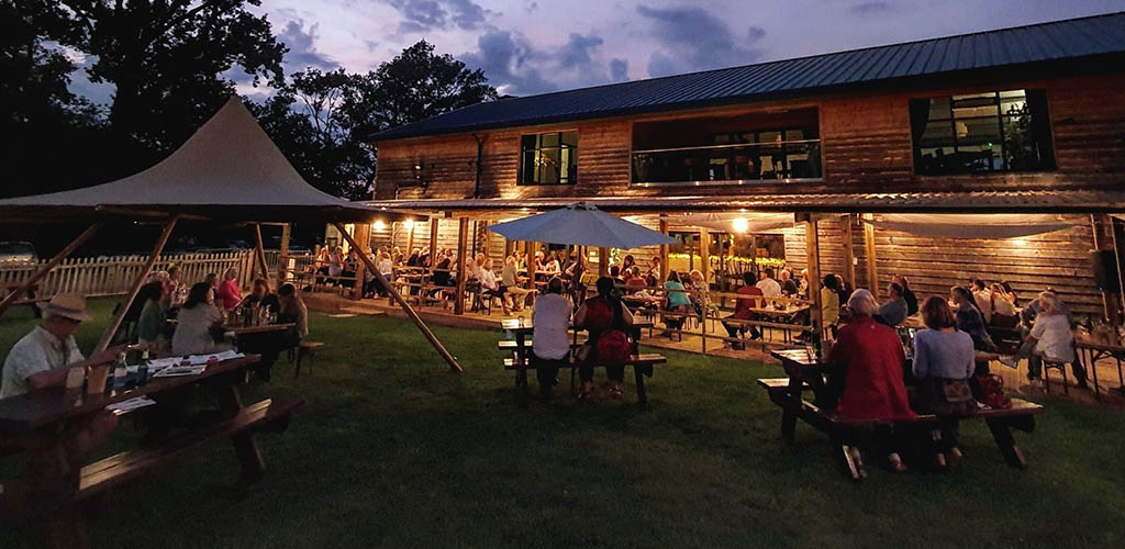 The Claremont Farm in the early evening