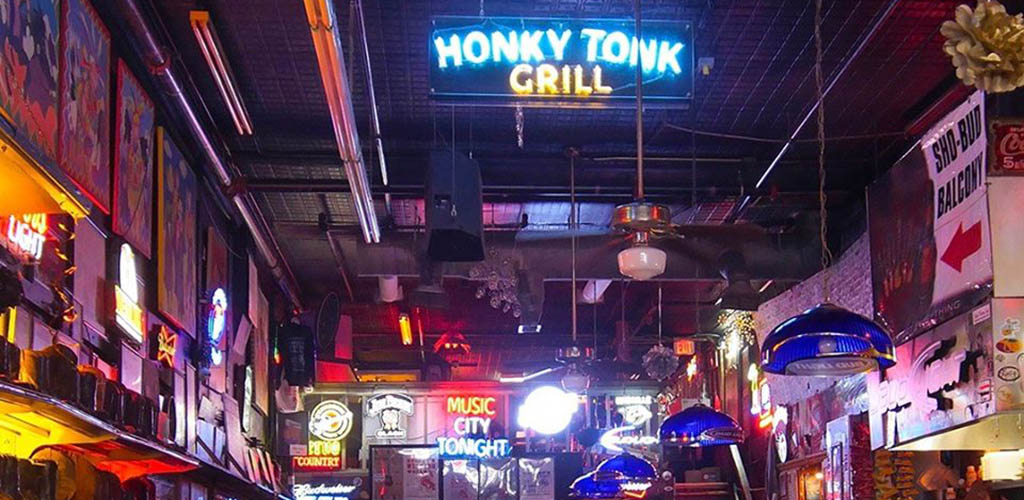 Neon signs at Robert's Western World