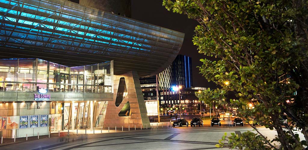 The exterior of The Lowry