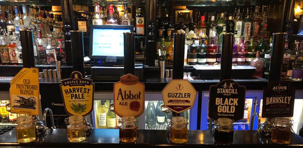 Tap handles from The Old Printworks