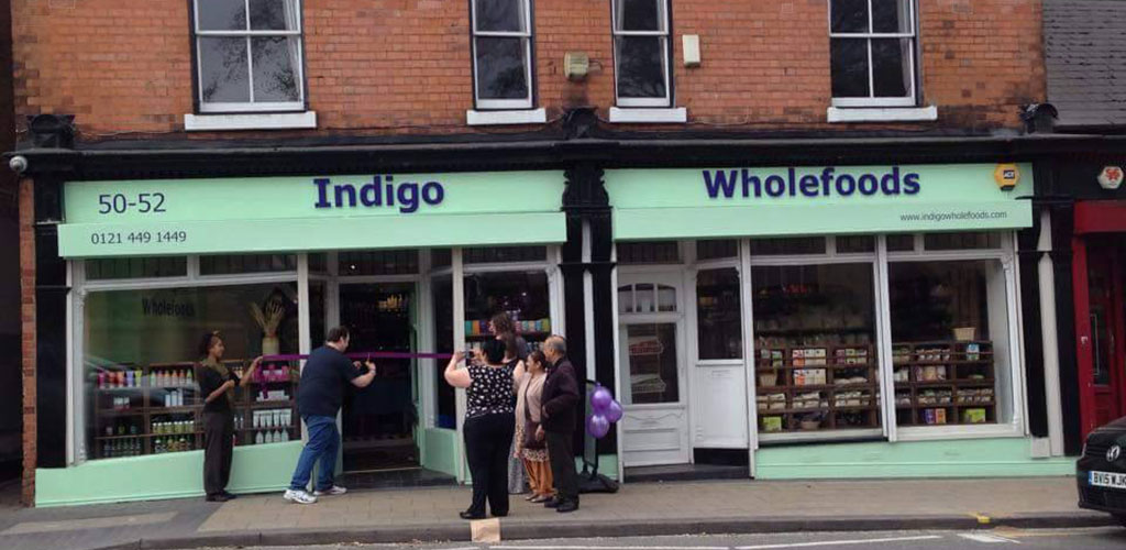 Exterior of Indigo Wholefoods