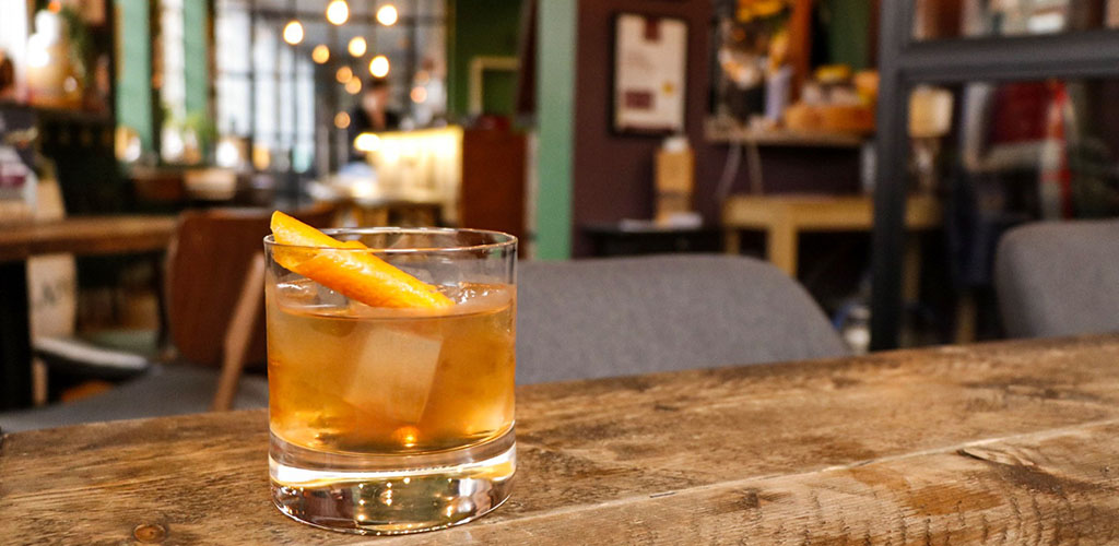 An old fashioned from The Birmingham Whisky Club