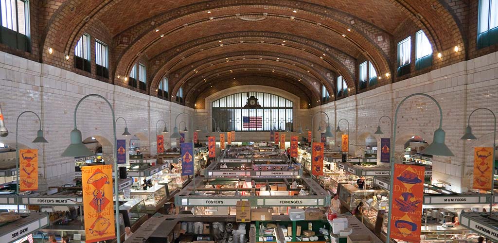 The spacious West Side Market