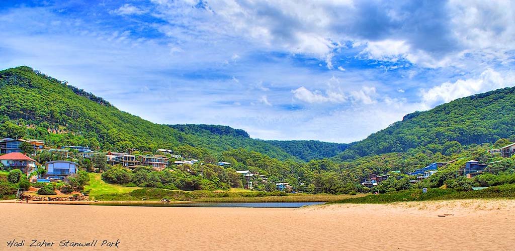 The beautiful beach at Stanwell Park