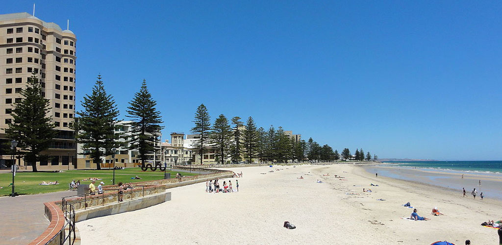 Summer at Glenelg Beach