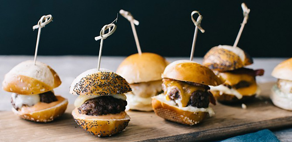 Mini burgers from De Luca's Cooking Class