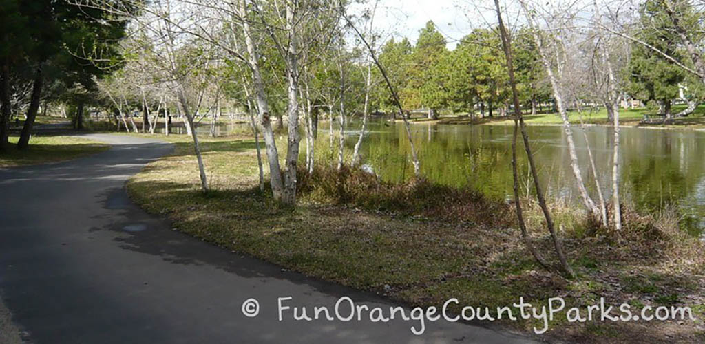 Yorba Regional Park on a pleasant day