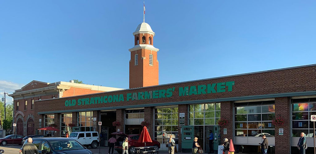 Exterior of Old Strathcona Farmers Market