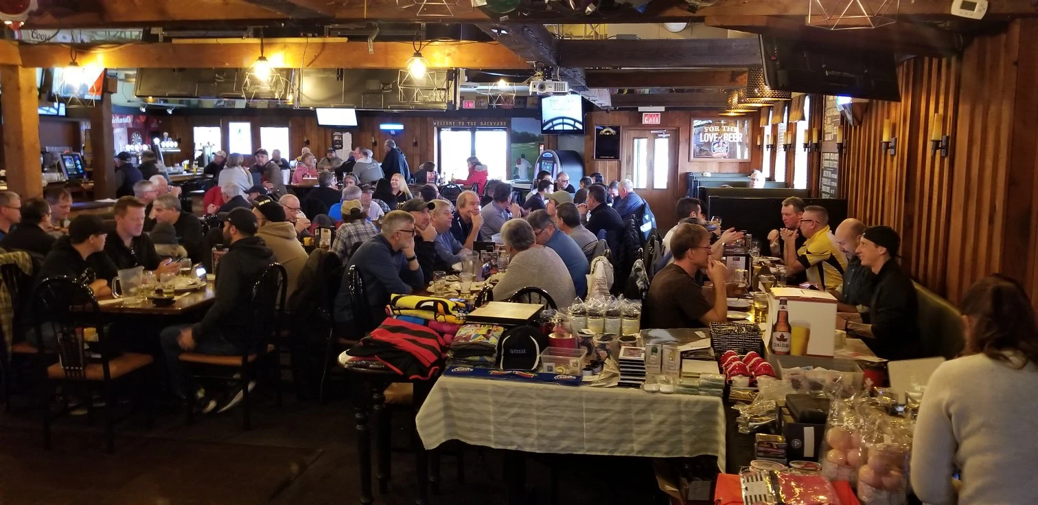 The dining area of Oscar's Roadhouse