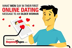 What men say to older women online