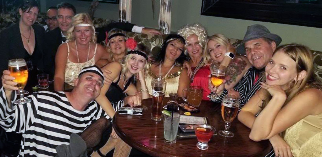 A 120s theme party at Sawbucks Pub