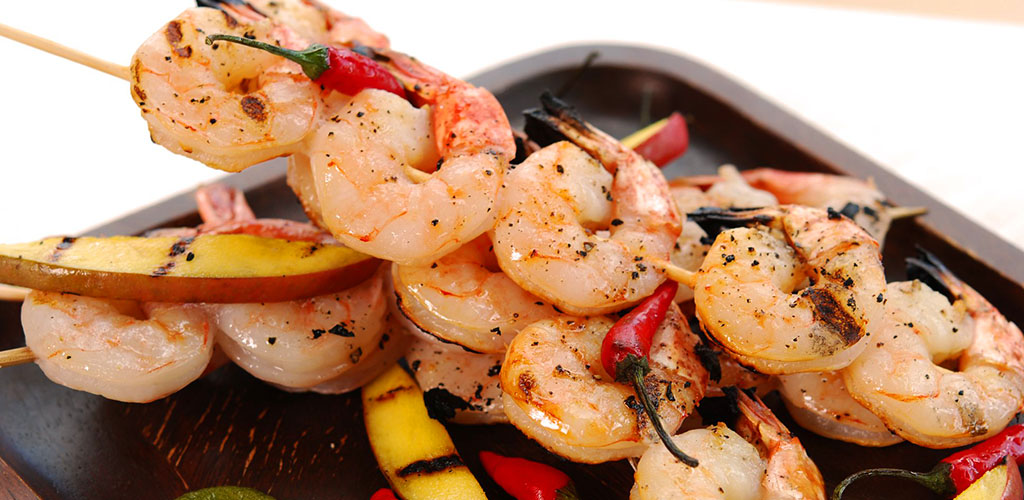 Shrimp Kabobs from ATCO Blue Flame Kitchen