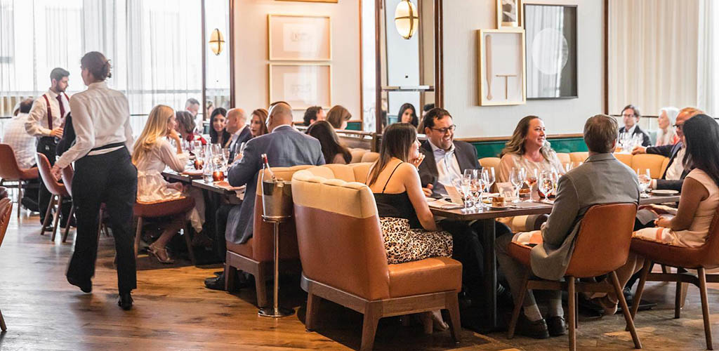 The dining area of Chef Daniel Maison Boulud