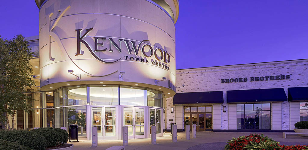 Kenwood Towne Center in the evening