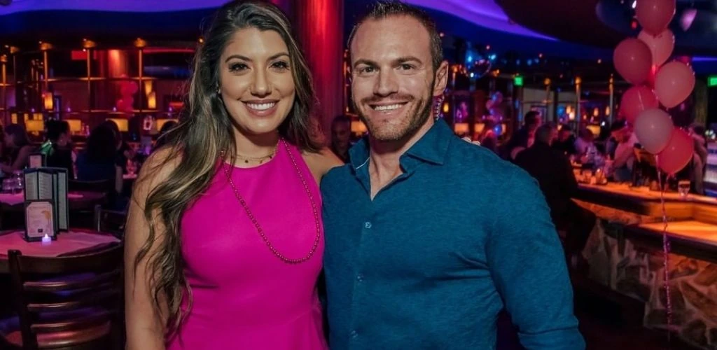 An Orlando couple on a date at Blue Martini Lounge