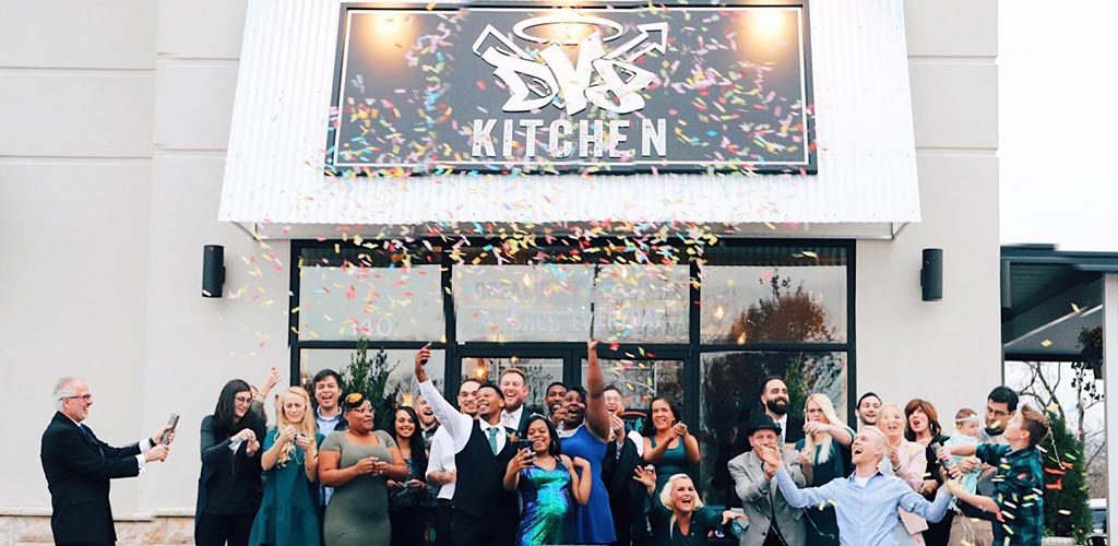 A party at the DV8 Kitchen