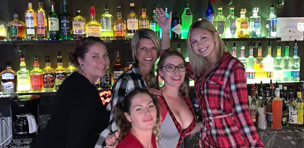 Women out for drinks at the Sundowner Saloon