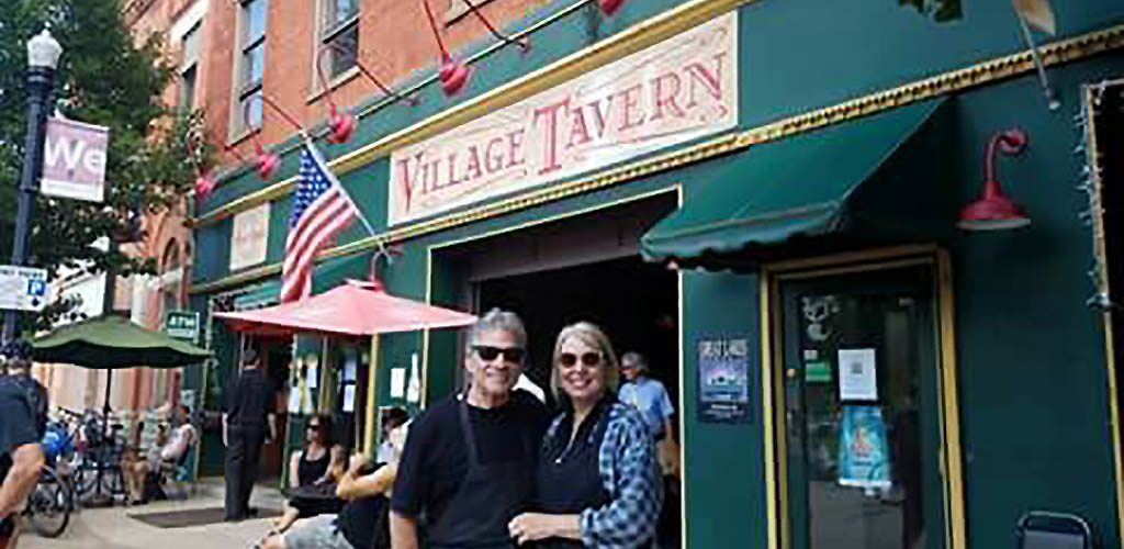 In front of Village Tavern