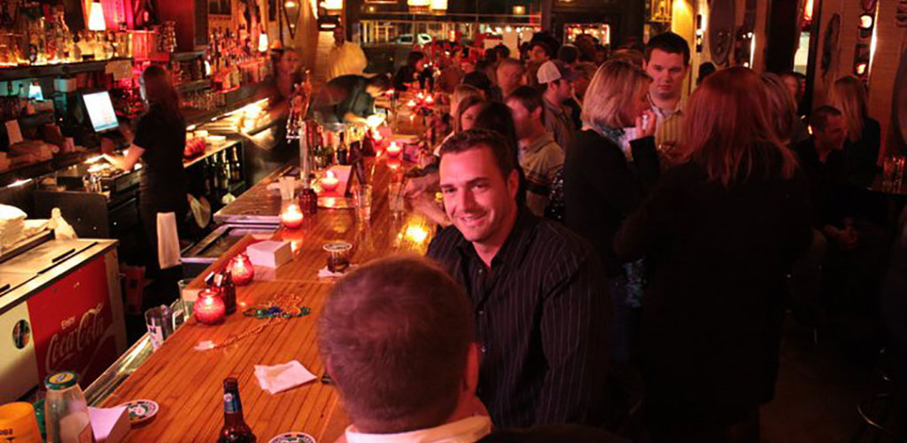 The bar area at VooDoo Tiki Bar