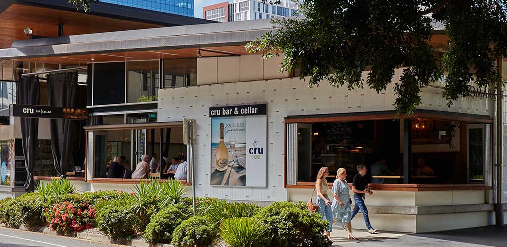 Exterior of Cru Bar and Cellar