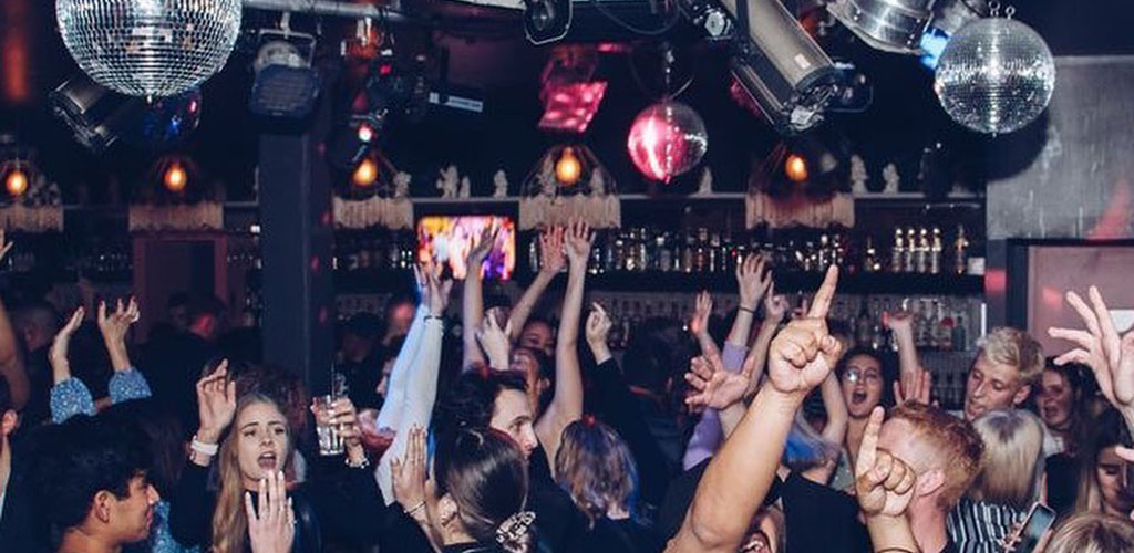 The dance floor of Mint Nightclub