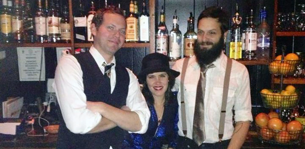 The dressed up staff at Normal Bar