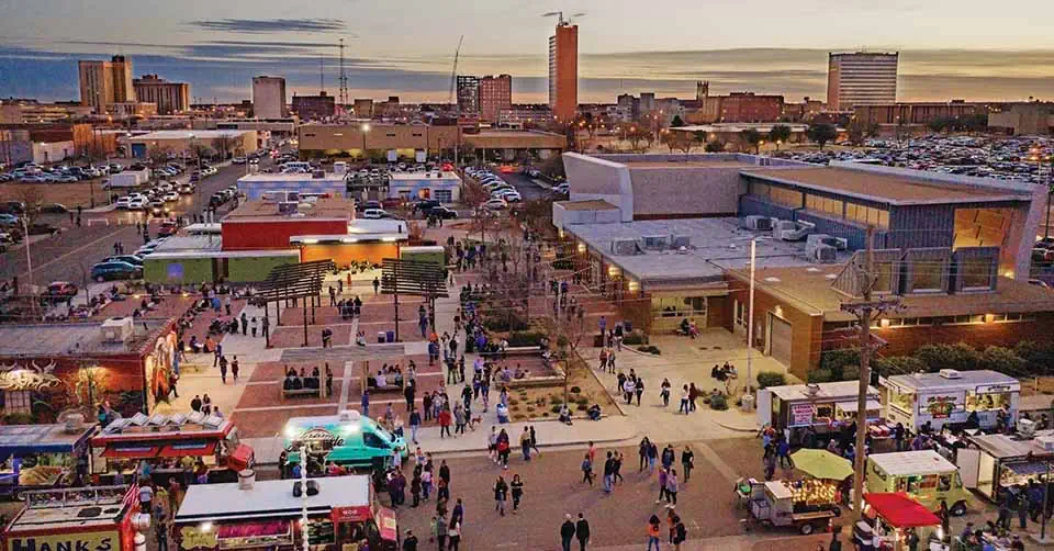 Aerial view of Lubbock Texas