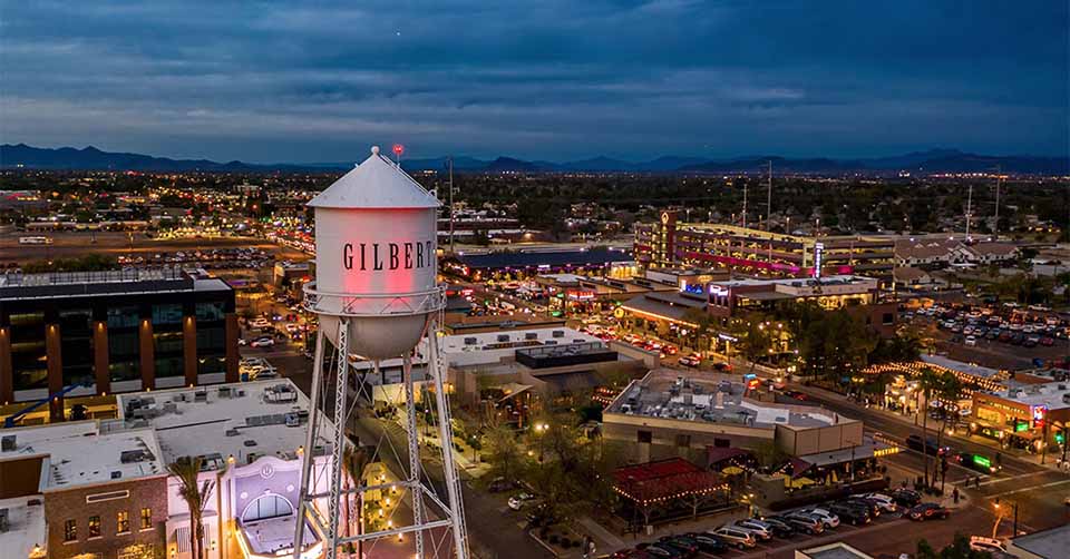 Gilbert water tank