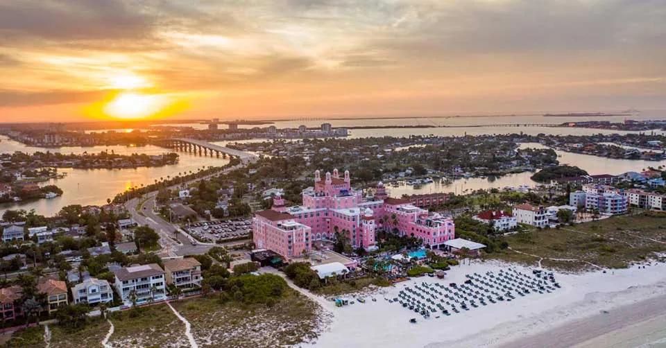 One of the beaches at St. Petersburg