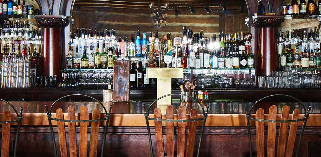 The bar at The Owl Bar in The Sundance Resort