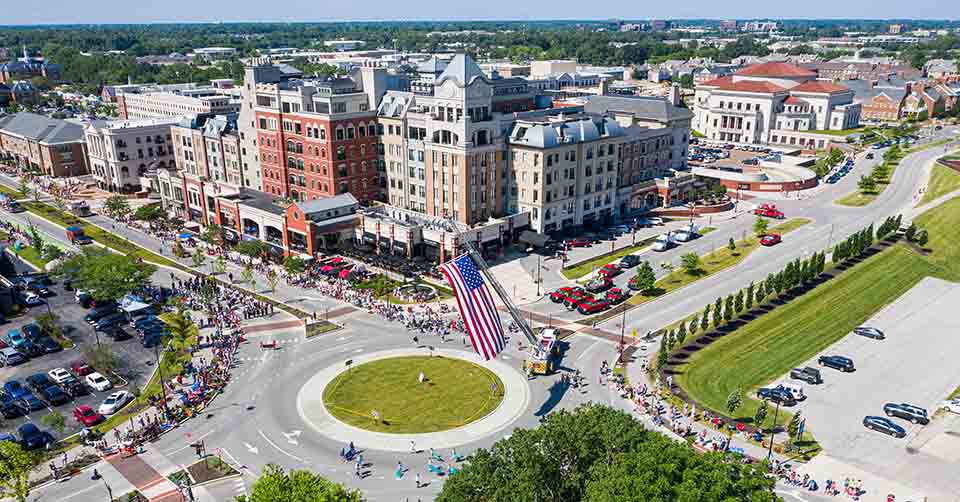 Roundabout at Carmel Indiana