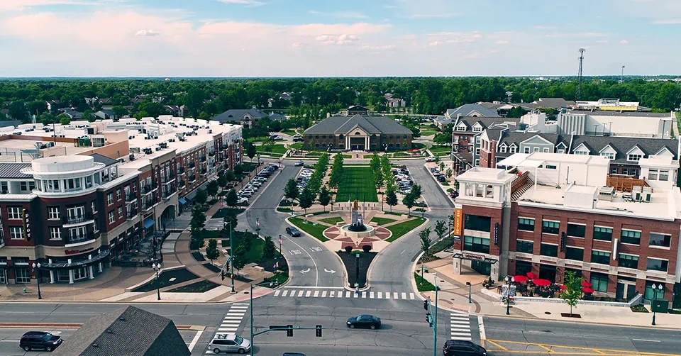 Downtown Fishers Indiana