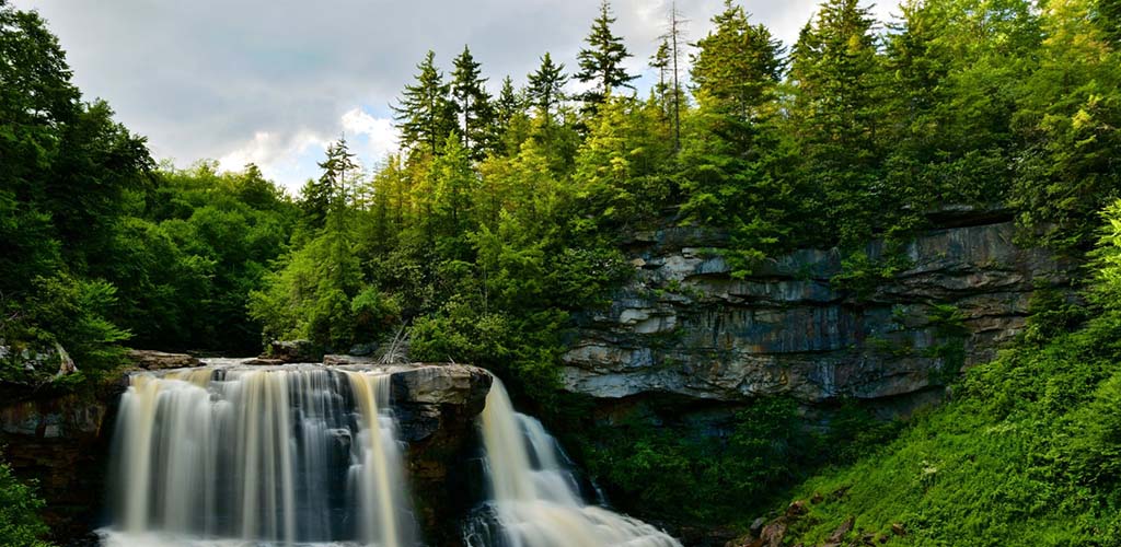 The picturesque Blackwater Falls State Park