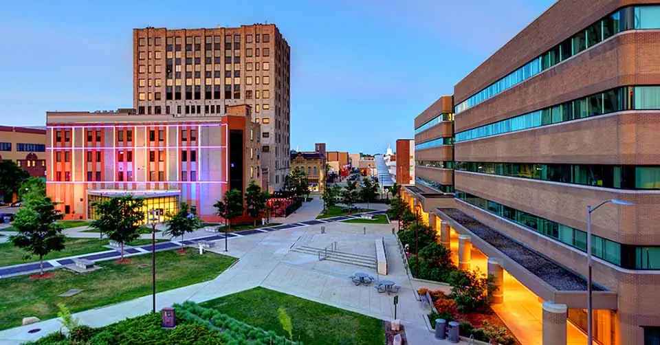 Early evening at Appleton Wisconsin