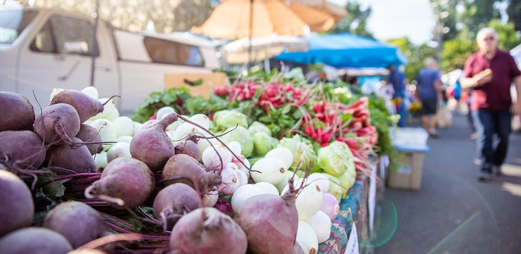 The fresh produce at Missoula Farmers Market