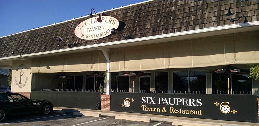 Exterior of Six Paupers Tavern