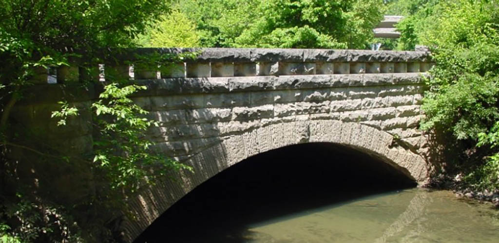 The bridge at Cherokee Park