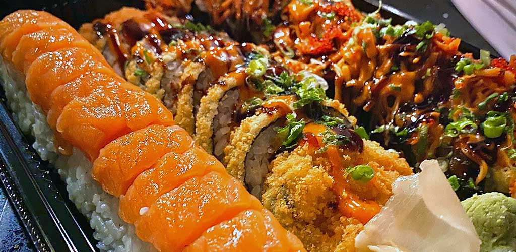 Delicious, fresh sushi rolls from Sushi Cafe