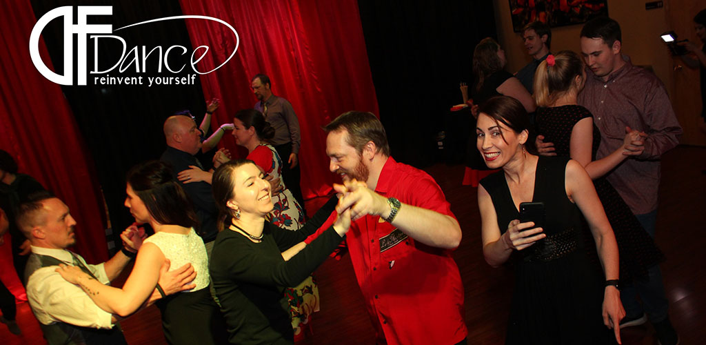 The social hour at DF Dance Studio 