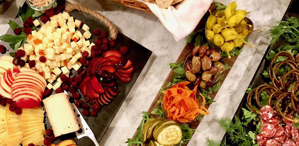 An appetizer plate at Juniper