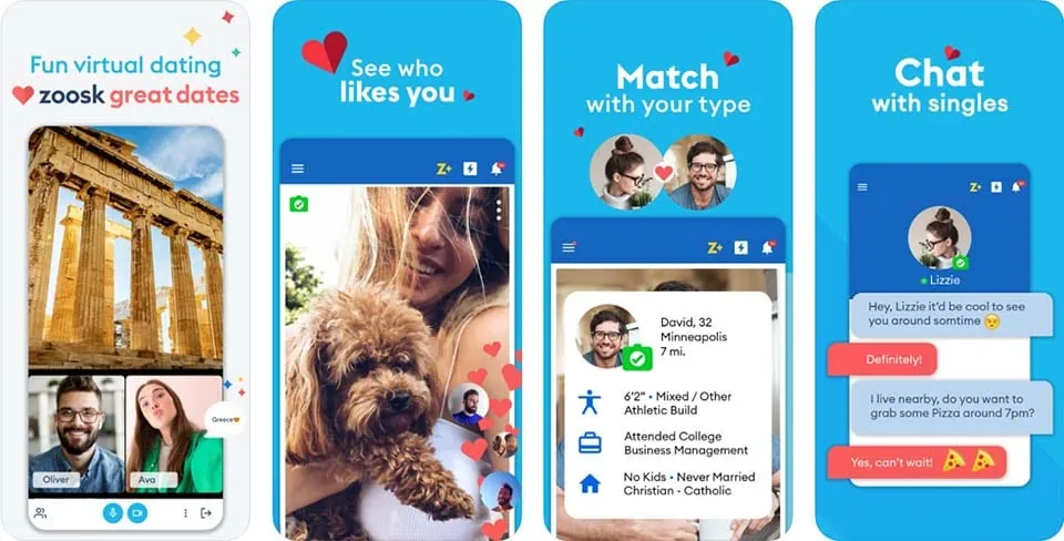 Zoosk iOS screenshots