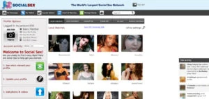 fake profile pictures on SocialSex.com