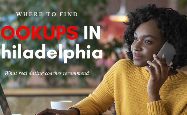 A girl working at a cafe while looking for Philadelphia hookups