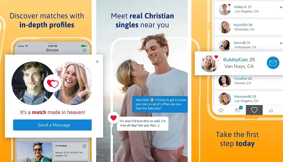 Christian Mingle screenshots