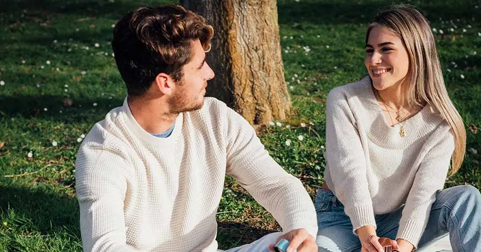 Couple on a picnic